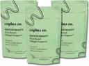 Copina Co. Matcha Beauty Vegan Collagen Booster Bevande Blend: Base vegetale Collagen Support Smoothie Drink Vegan Creamy Blend | Matcha Flavor | 3 Borse - 25 Serve per Bag