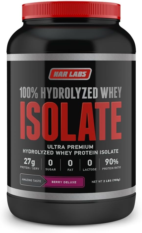 Isolato di proteine del siero idrolizzato 2 lbs (Berry Deluxe)