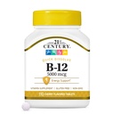 21st Century B-12 5000 mcg, 110 Cherry aromaed Sublingual Tablets, 110 Count