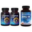 BioEmblem curcuma erboristica con TurmiPure TurmiPure Antartico Krill Oil Supplemento