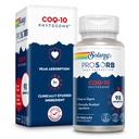 SOLARAY CoQ-10 Phytosome - 9X Absorption CoQ10 200mg - Easy-to-Digest Antiossidanti Supplemento - Vegan e Made Without Soy - 60-Day Garanzia - 30 Serve, 30 VegCaps