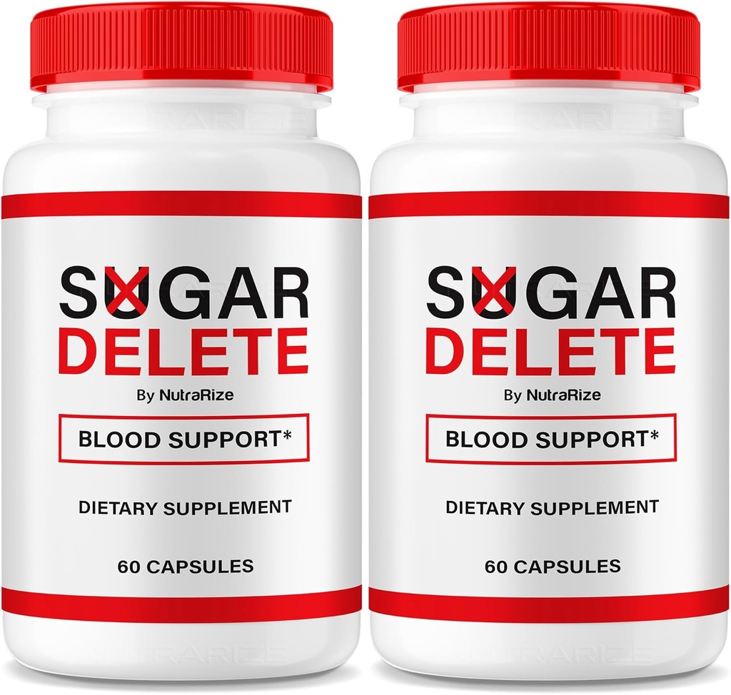 NutraRize (2 Pack) Zucchero Elimina capsule, Formula di supporto ufficiale per la salute generale, Zucchero Elimina pillole per mantenere livelli sane stabile, Premium SugarDelete Pastillas Review (120 capsule)