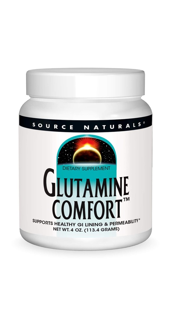 Sorgente Naturals Glutamine Comfort, Supporta Lining GI sano e permeabilità*, Polvere di 4 once