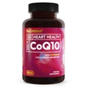 BioEmblem CoQ10 con BioPerine - 200mg Softgels, Alto assorbimento - Coenzyme Q10 Antiossidante per la produzione di energia, Salute del cuore - Forma naturale, Non-GMO CoQ10 Supplemento - 90 Conte