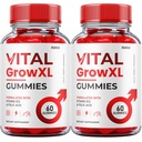 (2 Pack) Vital Grow XL Gummies - Formula Ufficiale - Vial Grow XL Advanced Strength Formula, Vital Grow XL Recensioni, Assistenza sanitaria complessiva 1000mg Maximum Strength Wellness Supplement (120 Gummies)