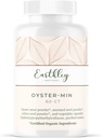 Earthley Wellness, Oyster-Min Capsule, Zinco Naturale e Supplemento Minerale, promuove l'energia e l'umore, ricco di antiossidanti e aminoacidi, 100% puro e biodisponibile (60 capsule)