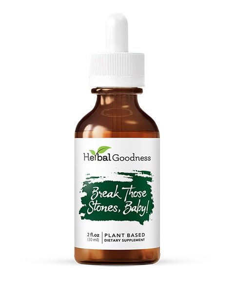 Herbal Goodness Break That Stones Baby - Kidney Cleanse Detox and Liver Detox Health Herbal Supplement, Chanca Piedra (Kidney Stone Breaker), Dandelion Root Supplement, Milk Thistle - 2 Fl. Oz