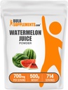 BulkSupplements.com Polvere di succo di anguria - da frutta di anguria, polvere di frutta, supplemento di idratazione - 700mg per porzione, 500g (1.1 lbs) (pacchetto di 1)
