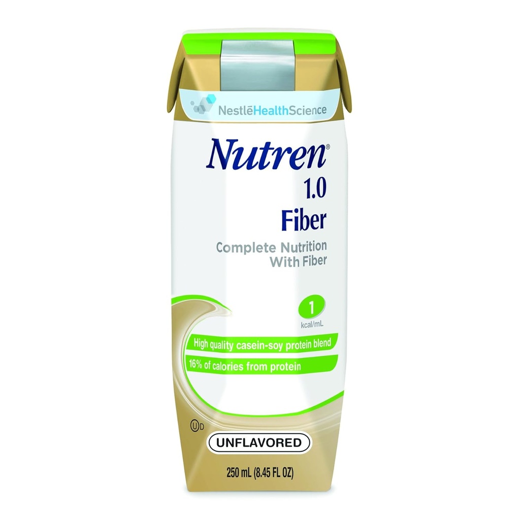 Nutren® 1.0 Fibra - Non aromatizzata - Calorie 250 / 250 mL Imballaggio 250 mL Tetra Prisma - Caso di 24
