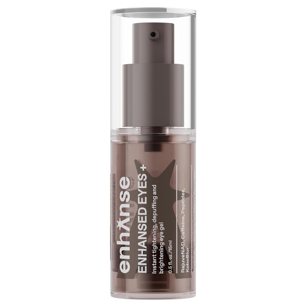 Sotto Gel per gli occhi per gli uomini, Caffeina Eye Cream, Peptides, RejuveNAD, Serraggio istantaneo, Illuminazione, Depuffing per Under Eye Bags, Blurs Fine Lines e Dark Circles, 0.5 Fl Oz