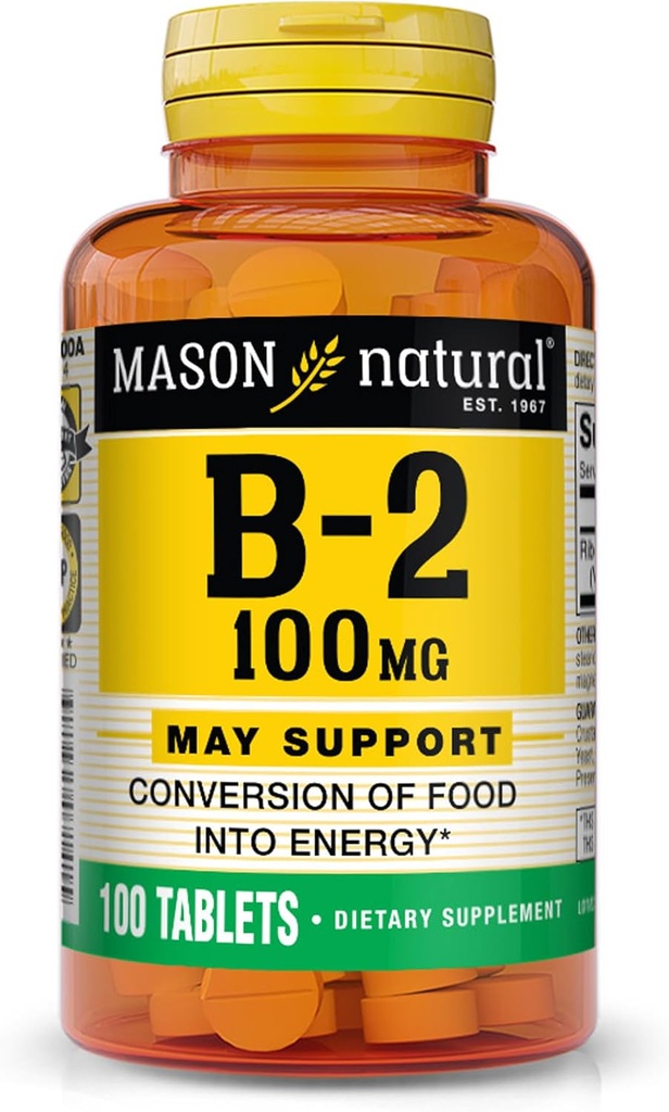 MASON VITAMINA NATURALE B-2 100mg 100 TABS