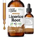 Tintura di liquirizia selvatica e organica - Supporto digestivo - Gocce di estratto di radice di liquirizia pura - Glabra di glicyrrhiza - Vegan, Zucchero e Alcol-Free - 2 fl oz