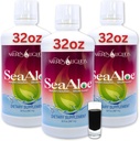 Liquidi naturali Aloe Vera Juice Elisir Oceanico - Miscela Botanica Proprietaria per tiroide, digestione e supporto immunitario, 32oz (Pack of 3)