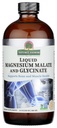 Magnesio Glycinate & Magnesio Liquido Malato - 16 Oz Concentrato di Magnesio - Vegan & Gluten-Free - Bone, Muscolo e Supporto Cardiovascolare - Adatto per tutti