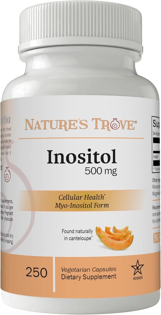 Inositolo di Trove della natura 500mg 250 capsule