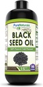 Pure Naturals Black Seed Oil Supplemento | 16 Oz | 5 G Per Serving | 96 Serve per Bottiglia | Non OGM |Gluten-Free | Made in USA