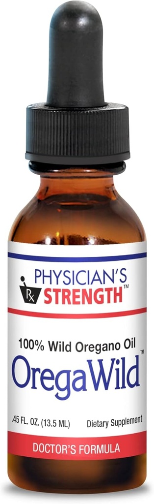 Forza del medico OregaWild - 13.5 mL - 100% Olio di origano selvatico - 216 Serve