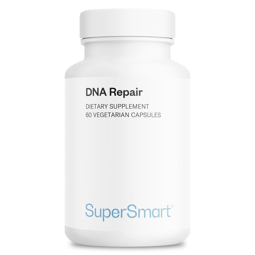 Supersmart DNA Repair (Formula avanzata) - con AC-11, Sulforaphane Glucosinolate, SOD Gliadins Complex - High Potency Antioxidant Supplement | Non-GMO & Gluten Free - 60 capsule vegetariane