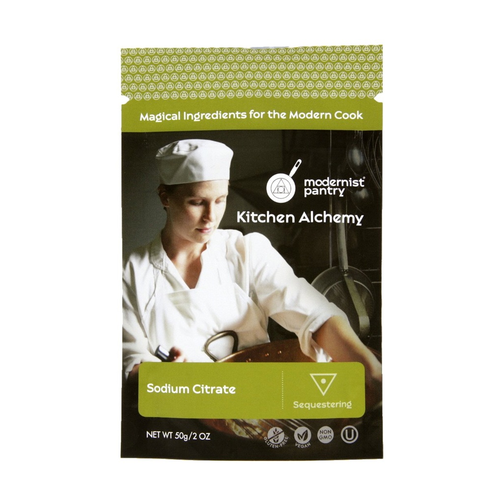 Pure Sodium Citrate ⊘ Non-GMO Gluten-Free Vegan OU Kosher Certificata ( Gastronomia molecolare) - 50g/2oz