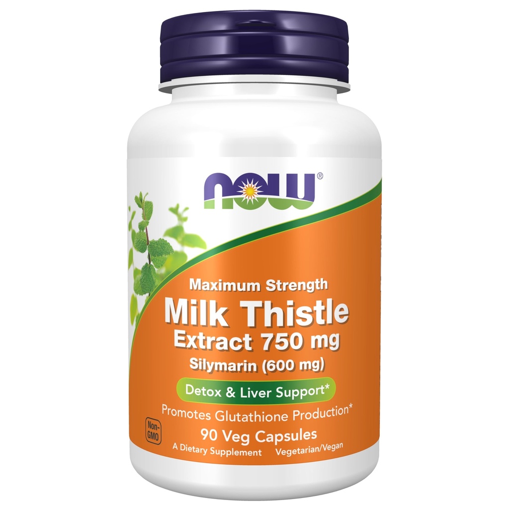 Ora Cibi Latte Estratto di cardo 750 mg Silymarin (600 mg), Massima resistenza - 90 capsule di veg