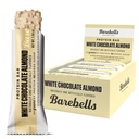 Barebells Protein Bars Mandorla di cioccolato bianco - 12 conte, 20g Trattamenti di proteine - Bar di nutrizione di cioccolato con 1g zuccheri totali - On-The-Go Colazione o spuntino post-allenamento