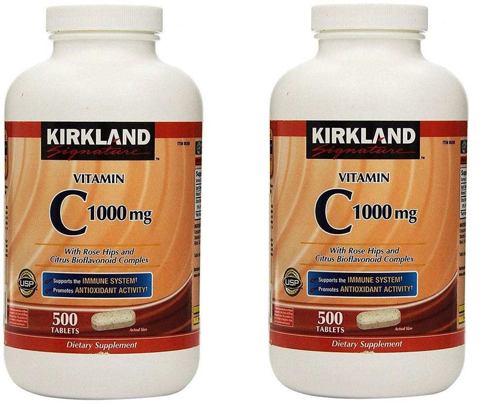 Kirkland Vitamina C con Rose Hips e Citrus Bioflavonoid Complex (1000 mg)