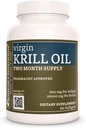 Remedy’s Nutrition Virgin Krill Oil (Omega-3 acidi grassi: EPA & DHA) | 600 mg, 60 Softgels Integratore alimentare | Due mesi di alimentazione