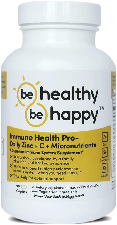 Sii sano! Sii felice! Salute Immune Pro – Zinco giornaliero + C + Micronutrienti Infezione Combattere il Supplemento del sistema immunitario superiore