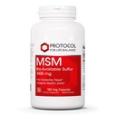 Protocollo MSM Biodisponibile Zolfo - 1.000mg - Supporta la Salute e i Capelli Sani, Pelle & Nails* - Vegan & Non-GMO - 180 capsule di Veg