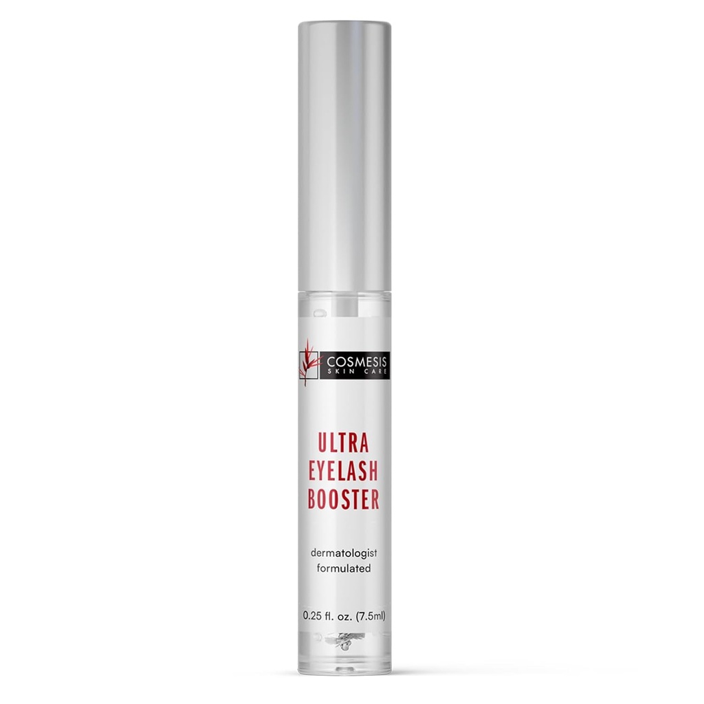 Ultra Eyelash Booster: Stimola la crescita e la spessore | Peptidi naturali e cellule staminali vegetali | 72% Aumento in 6 settimane | 0.25 oz