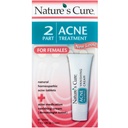 Natura Cure 2 Parte Acne Trattamento per le donne 60 compresse 1 oz Crema (Pack di 7)