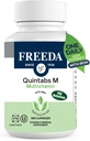 FREEDA Multivitamin – Quintabs-M con ferro – Kosher Multi Vitamins Supplementi per la salute delle donne - Multivitaminici per le donne & Iron-Deficient Men Adult Vitamins Multivitamin (100)
