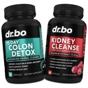 Colon & Kidney Cleanse Detox Supporto Supplemento - 15 giorni Pillole di pulizia intestinale & Probiotico per Bloating & Daily Bowel Movimento Flush - Aiuto Support Reni, Timoneria & Urinary Tract Health