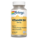 Vitamina B-1 100 mg | Metabolismo dell'energia sana, pelle, cervello, cuore e sistema nervoso Supporto | 100 VegCaps