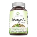 Incredibile India Ashwagandha 500 mg Veggie Capsule Supplemento | Made with Natural Ashwagandha | Non-GMO | Gluten Free (120 Count)