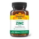 Country Life Target-Mins Zinc 50 mg 180 Compresse - Integratori di zinco per la salute immunitaria - Zinc 50mg - Supporto zinco
