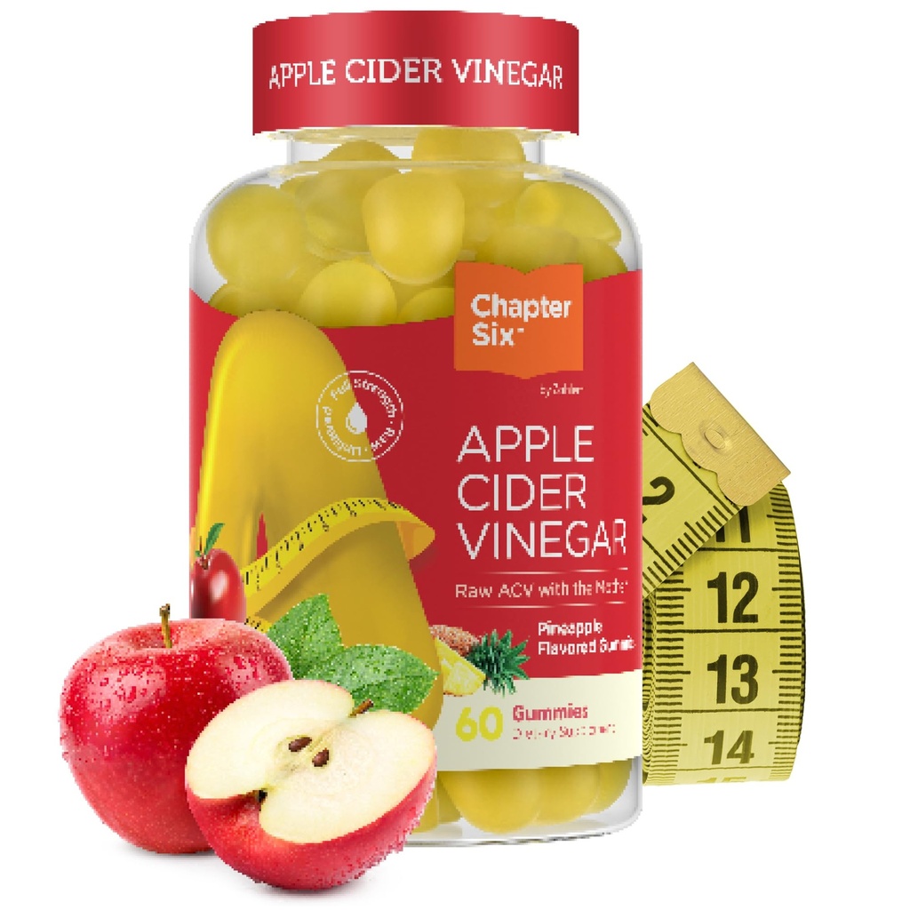 Zahler - Aceto di sidro di mele Gummies - Kosher & Delicious ACV Gummies per le donne e gli uomini - Supporto di disintossicazione & Cleanse - Gut Health & Metabolism Support - 60 Gummies aromatizzati ananas.