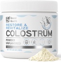 Colostrum Supplement Powder for Humans - Organic Bovine Colostrum Supplement per Gut Health, Hair Growth, Immune Support - Unflavored (50 Serve)