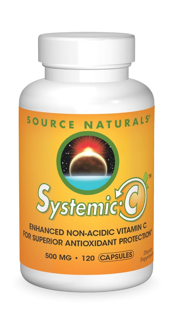Source Naturals Systemic C, 500mg - 120 capsule