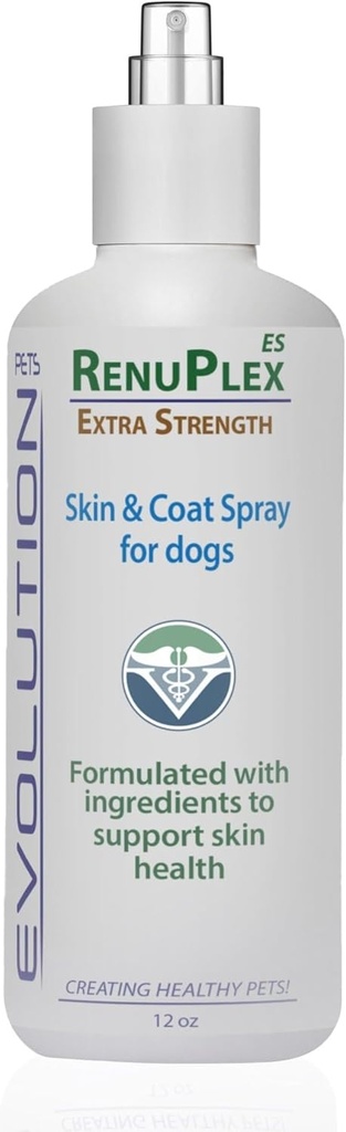 Extra resistenza Dog Skin & Coat Spray – Supporta il sollievo da prurito, hotspot e problemi cutanei irritati nei cani