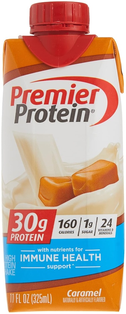 Premier Proteine Premier Caramel High Protein Shake, 11 Fl Oz (Pacchetto di 15)