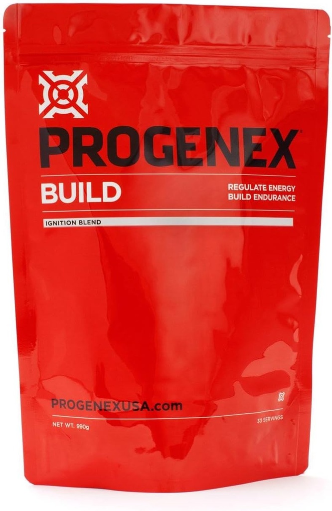 Progenex® Build | Carboidrate Energy, Endurance and Recovery Supplement | Glycogen All-Natural e Maltodextrin Powder Drink Mix per Uomini e Donne | 30 Serve