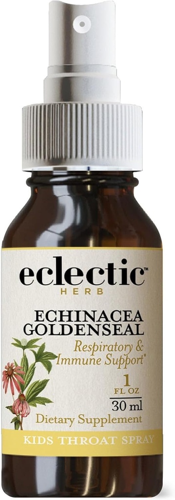 ECLECTIC ISTITUTE Kid's Echinacea - Goldenseal Throat Spray (Orange Flavor) 1 oncia