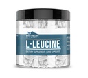 Elementi terrestri L-Leucina 200 Capsule, Pure & Undiluted, Senza Additivi