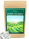 TeeLux Green Tea Bags, Natural Pure Green Tea, Super Antiossidante, Caffeinato, 100 Conte Borse di tè per sostenere la salute generale