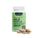Animal Essentials Milk Thistle for Dogs & Cats - Supporto per il fegato, Latte Thistle 150mg, Silymarin, Supplemento al fegato, Capsule a base di erbe, Erbe di grado umano organico, Veterinarian Consiglia - 30 Conte