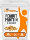BulkSupplements.com Peanut Flour Protein Powder - Farina di arachidi disfata, Peanut Protein Powder - Peanut Protein Flour, Gluten Free, 30g per Serving, 1kg (2.2 lbs) (Pack of 1)