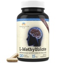 Teraputics L-metilfolato 15mg | 120 capsule vegane | Premium | 5-MTHF Integratore attivo di Folato di metile per Mood Homocysteine Methylation – Non-GMO Gluten-Free, No Fillers - Supporto di cervello acido folico