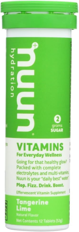 Nuun Vitamine: Tangerine Lime Daily Hydration Supplement (3 Tubi di 12 Tabs)3