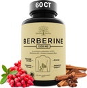 Integratore di Berberina, Berberina 1200 Mg – Cannella di Berberina HCL & Ceylon per le donne e gli uomini – Capsule Berberine Supporta sistema immunitario sano e gestione del peso